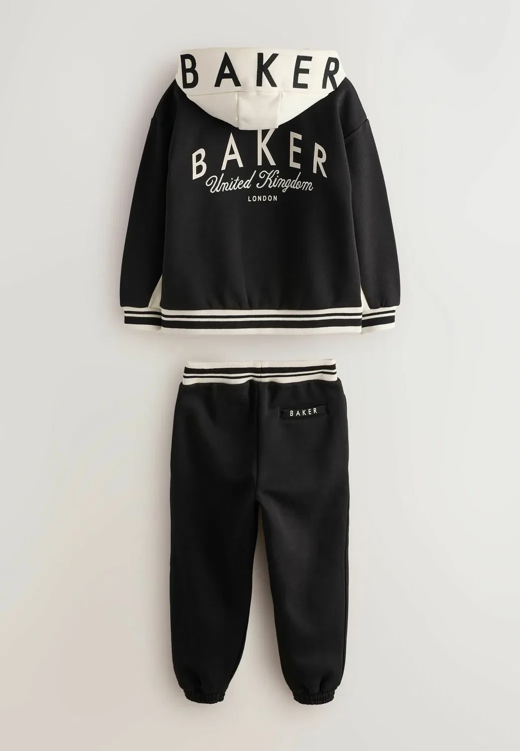 Комплект - толстовка на молнии Baker By Ted Baker, Black — фото 2