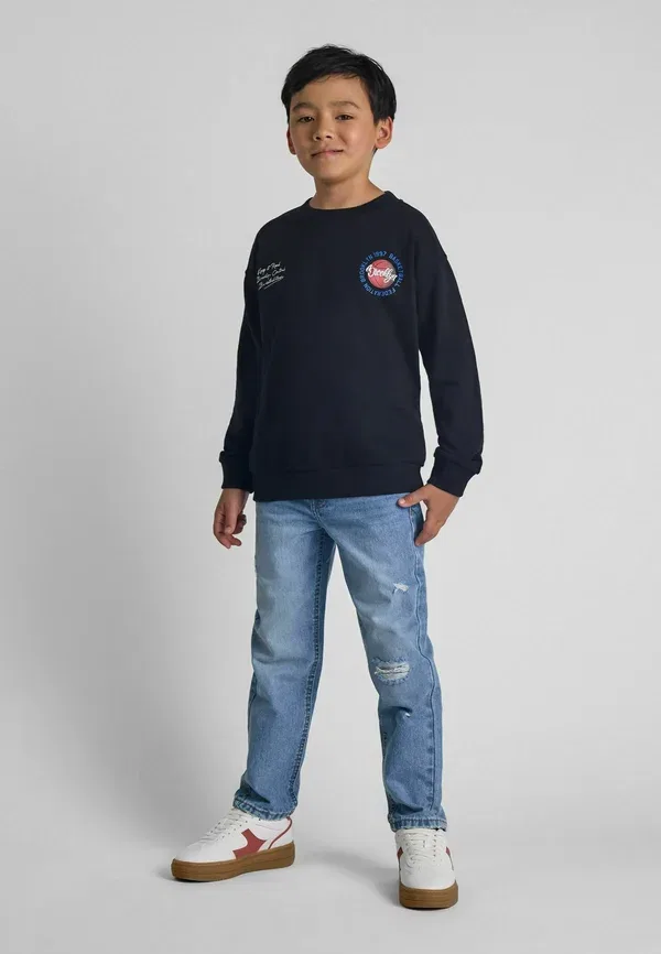 Джинсы хлопковые Distressed Minoti, light-blue denim, светло-голубой