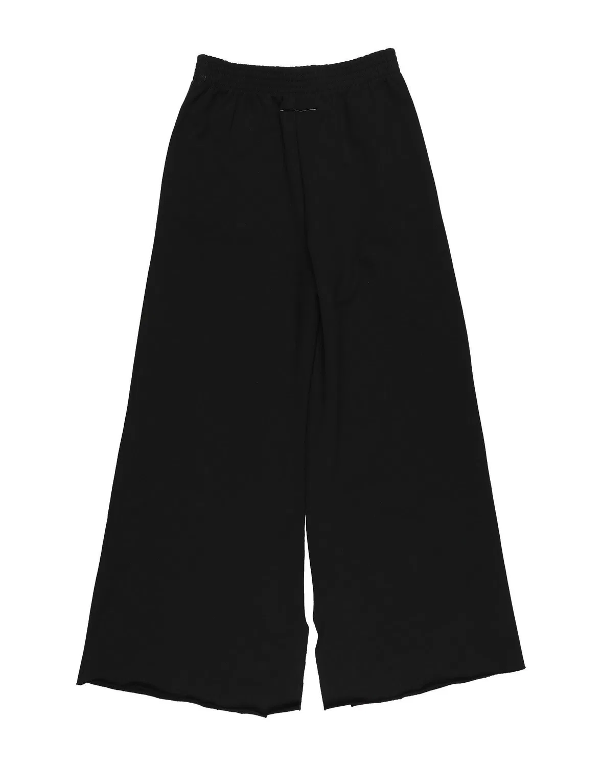 Брюки из футера с эффектом покрытия MM6 Maison Margiela, черный — фото 2