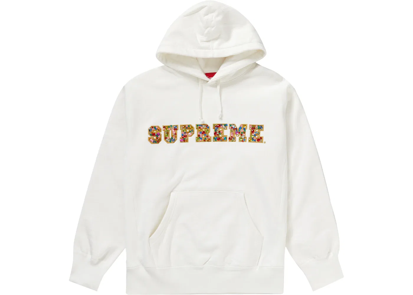 Мужской худи с капюшоном Supreme Hooded Sweatshirt (FW20), White