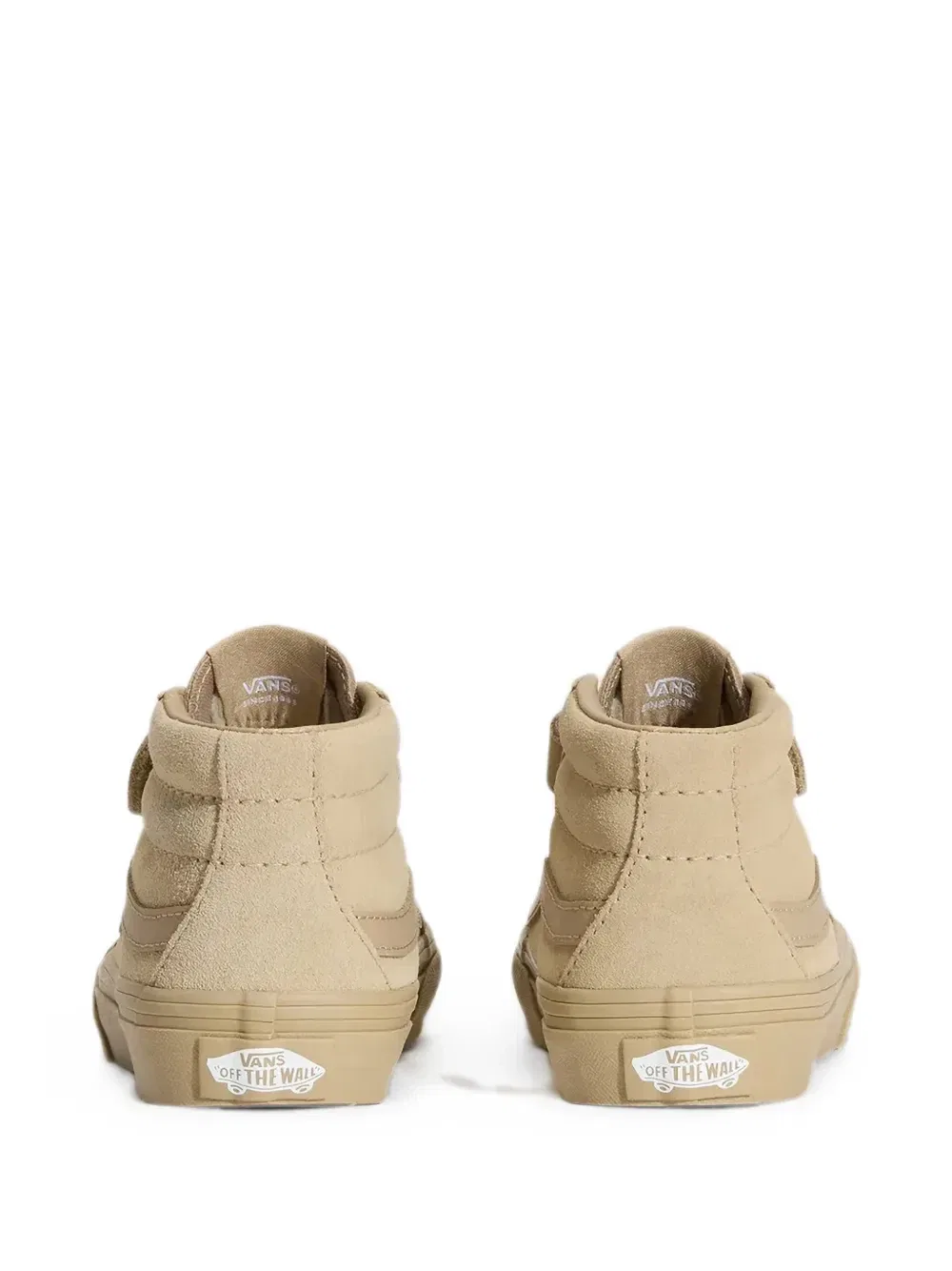 Кроссовки Sk8-Mid V с застежкой-липучкой Vans Kids, бежевый — фото 3