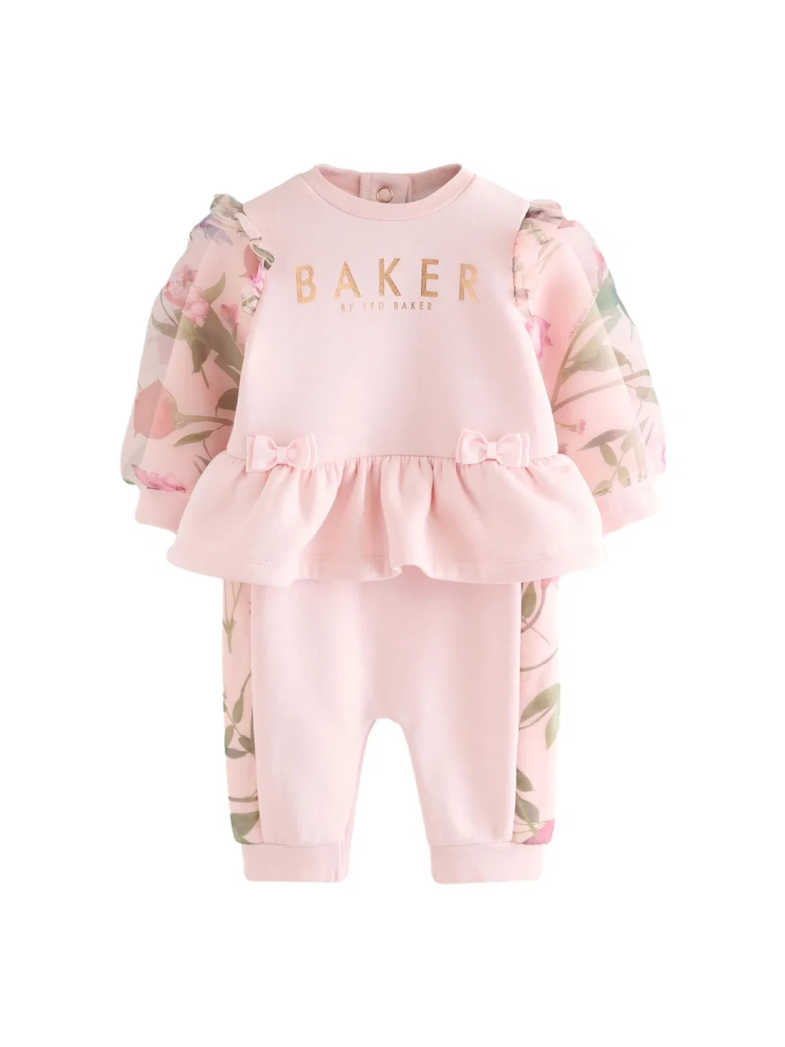 Комбинезон-боди Baker by Ted Baker, розовый
