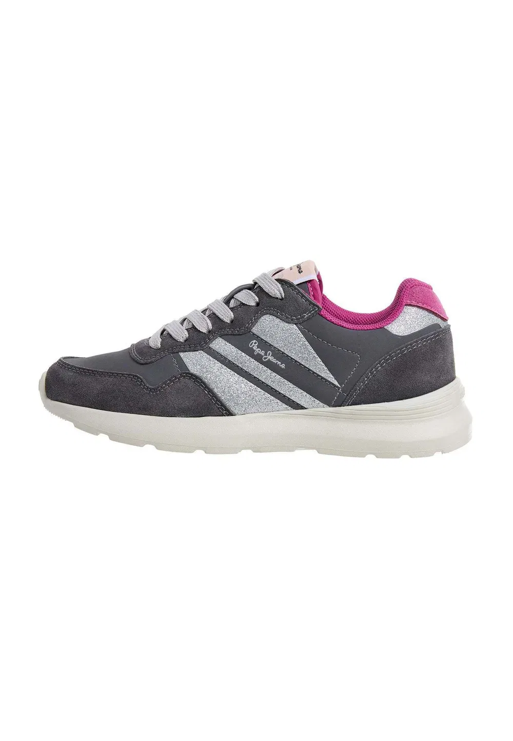 Кроссовки Teagan Glitter G - кроссовки Pepe Jeans, Dark Grey