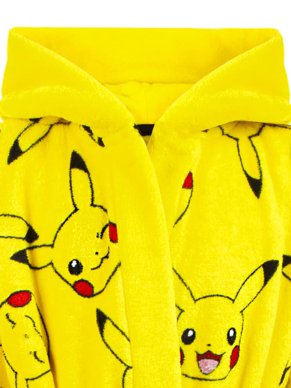 Халат банный с капюшоном Pikachu Vanilla Underground, желтый — фото 4