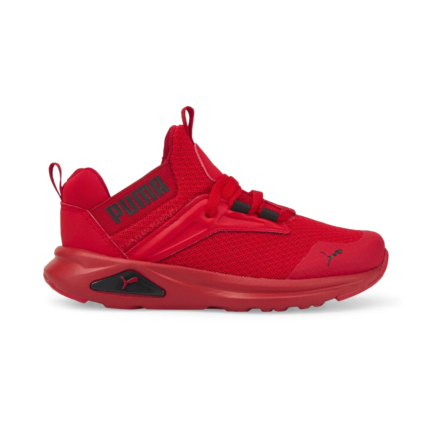 Детские кроссовки с шнуровкой Enzo 2 Refresh AC PS Puma, High Risk Red — фото 2