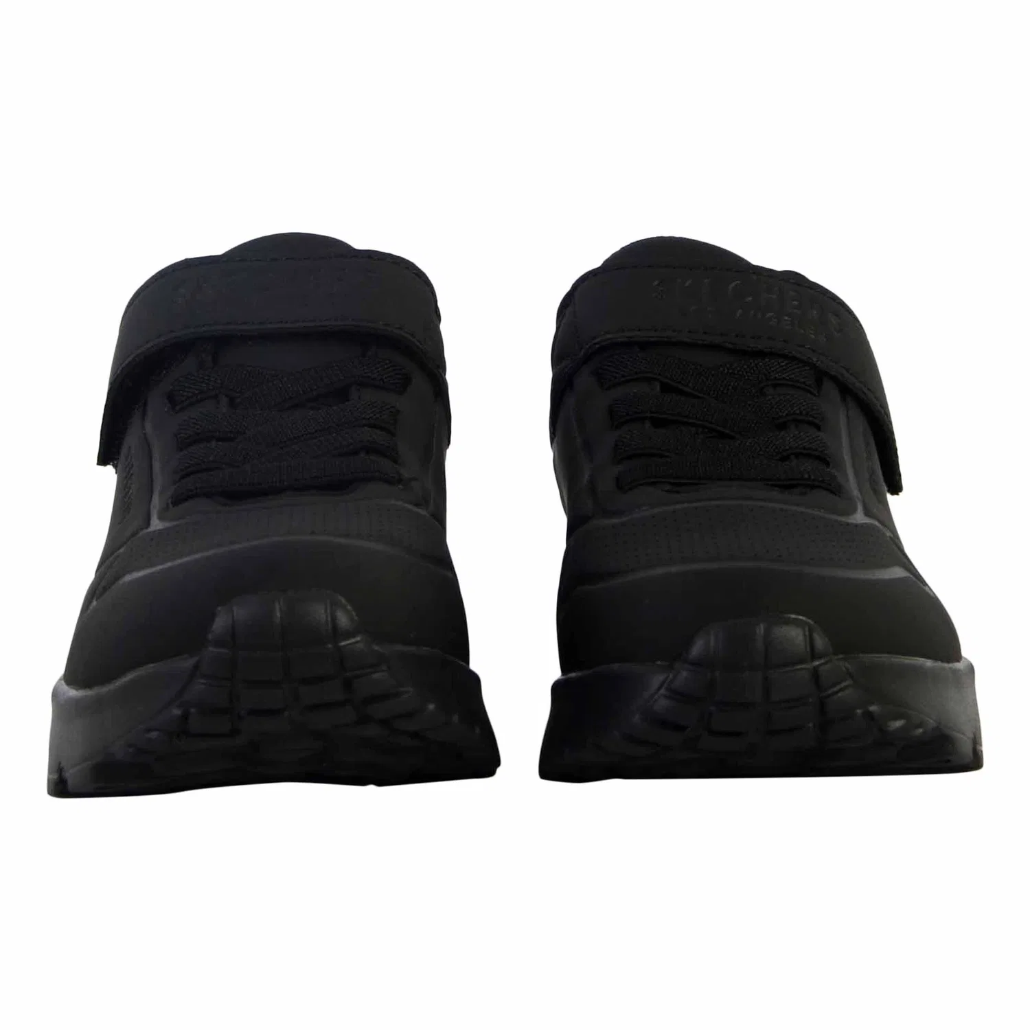 Детские кроссовки с экокожей Skechers Uno Lite, Schwarz — фото 4