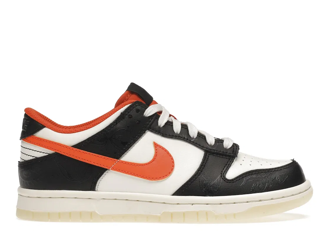 Детские кроссовки Lifestyle с подсветкой Nike Dunk Low PRM, Sail/Starfish/Black