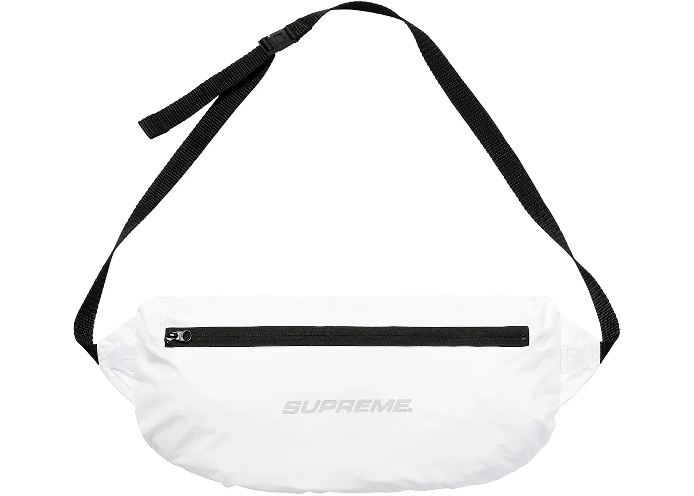 Мужской пуловер с принтом Supreme Pullover (With Packable Bag), White — фото 3