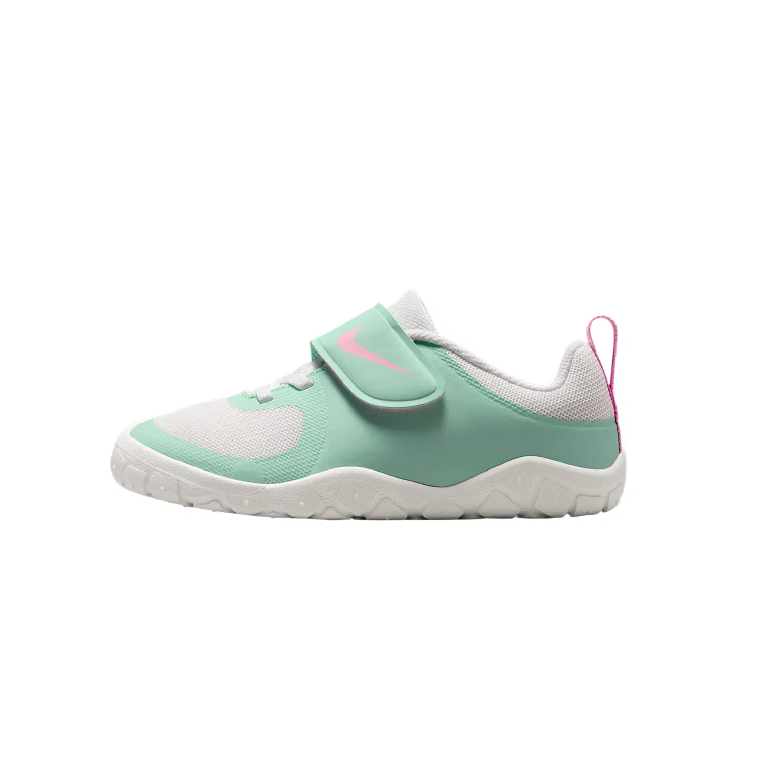 Детские кроссовки с логотипом Swoosh Nike, Sail White/Arctic Green/Mountain White/Rise Pink