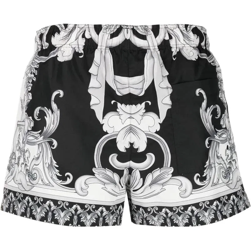 Мужские плавки с принтом VERSACE, Black