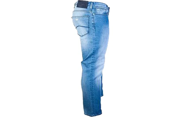 Джинсы Slim Fit Blue EMPORIO ARMANI — фото 4