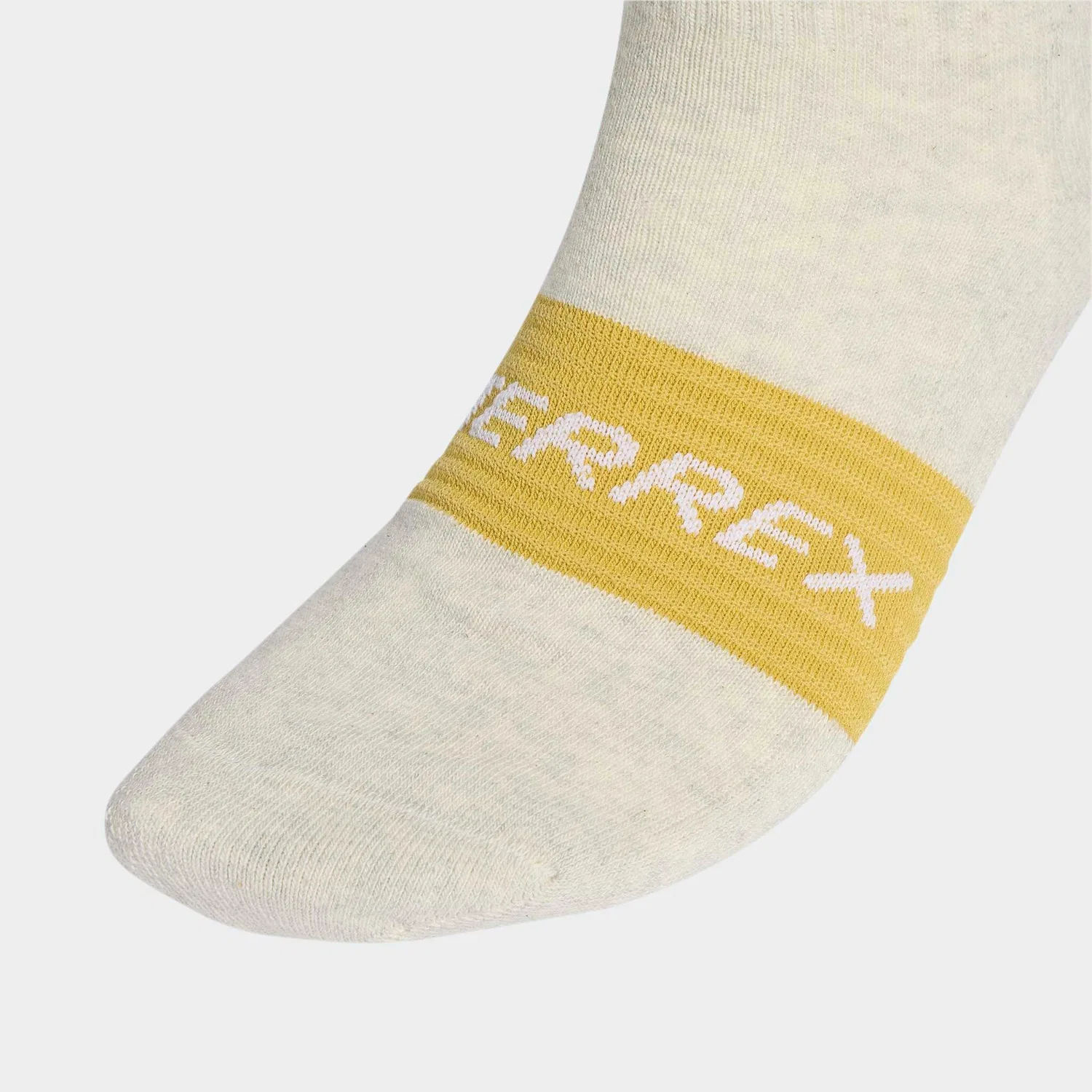 Женские треккинговые носки в 3 парах Adidas Performance, Semi Frozen Lemon/Semi Frozen Lemon/Pyrite — фото 3