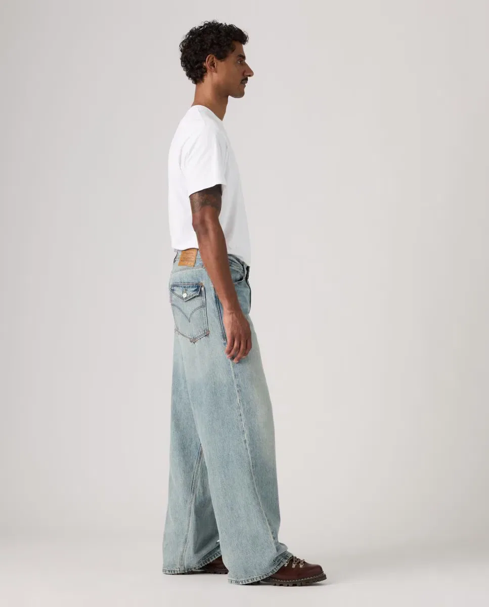 Мужское свободные джинсы, Vaquero Twisted Baggy Wide Leg, Levi's, голубой — фото 4
