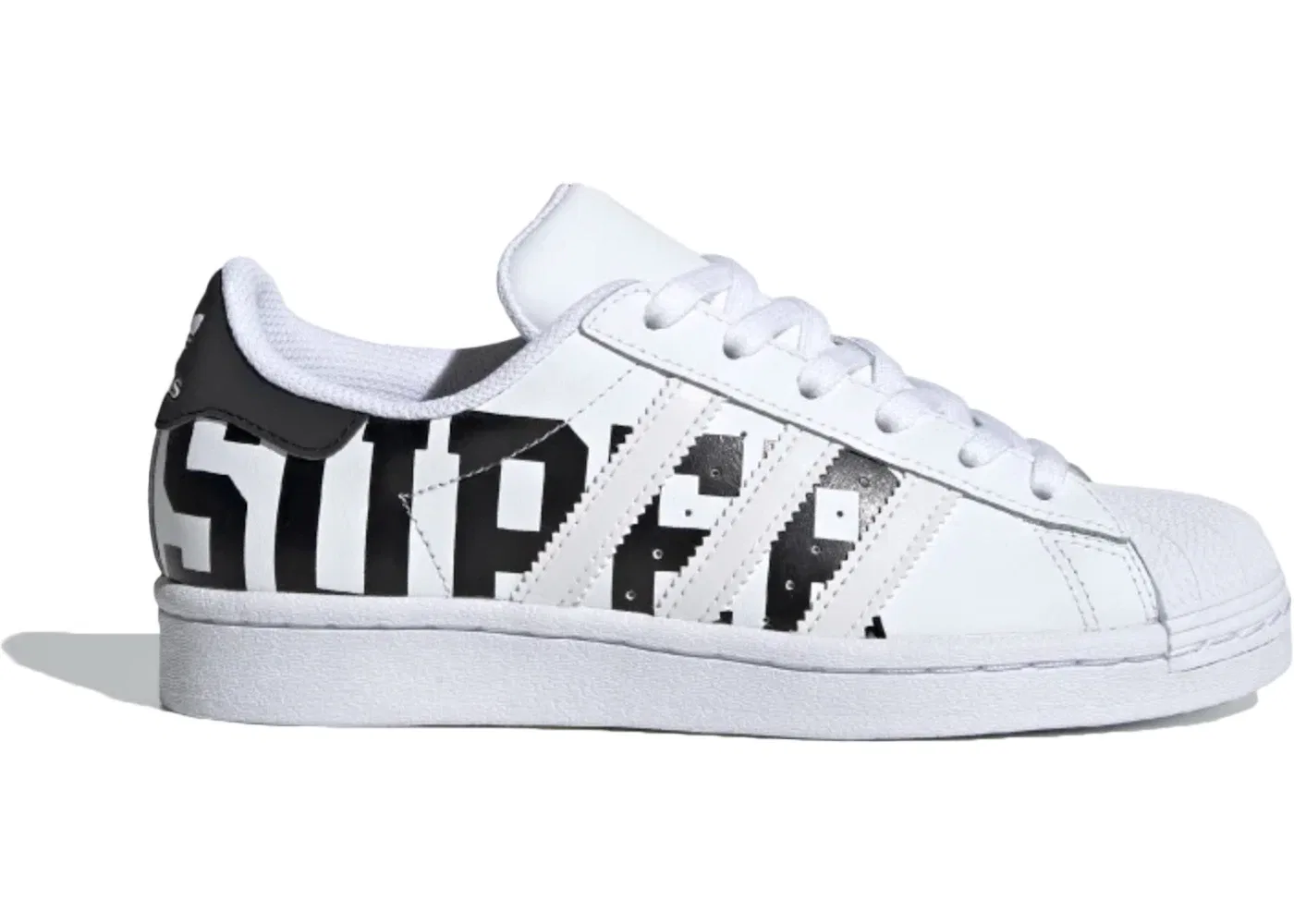 Детские кроссовки Lifestyle с кожаным верхом Adidas Superstar, Core Black/Cloud White/Core Black