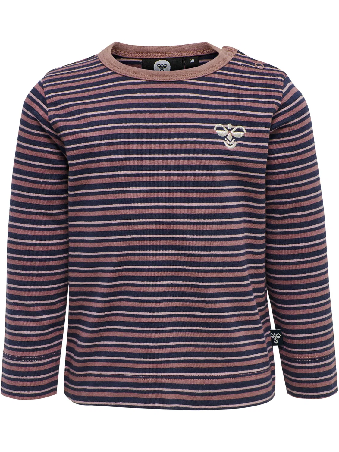 Детская футболка с длинным рукавом Hmlsilver Hummel, Violett Hellrosa Taupebeige