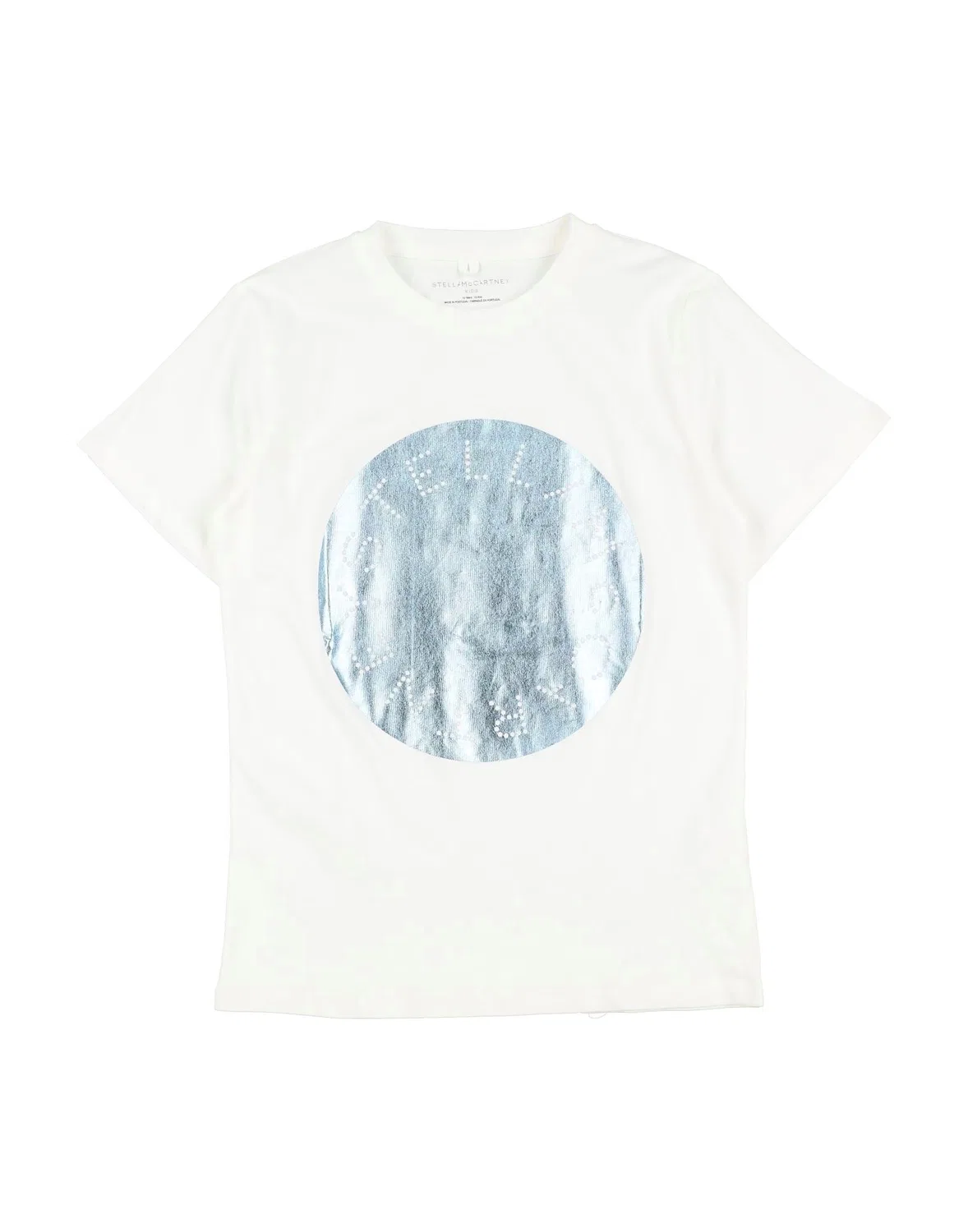 Детская футболка для девочек с принтом Stella Mccartney Kids, белый