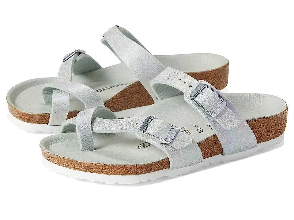 Детские сандалии-слайды с ремешками Mayari Birkenstock, Silver