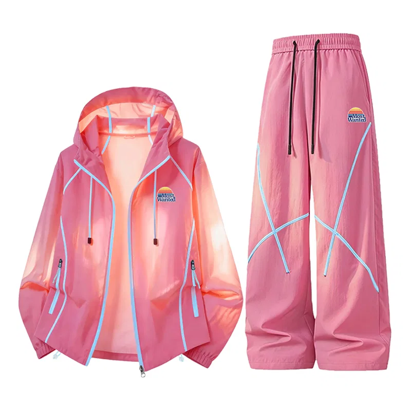 Комплект спортивной одежды для девочек с брюками, MostwantedLab, Pink