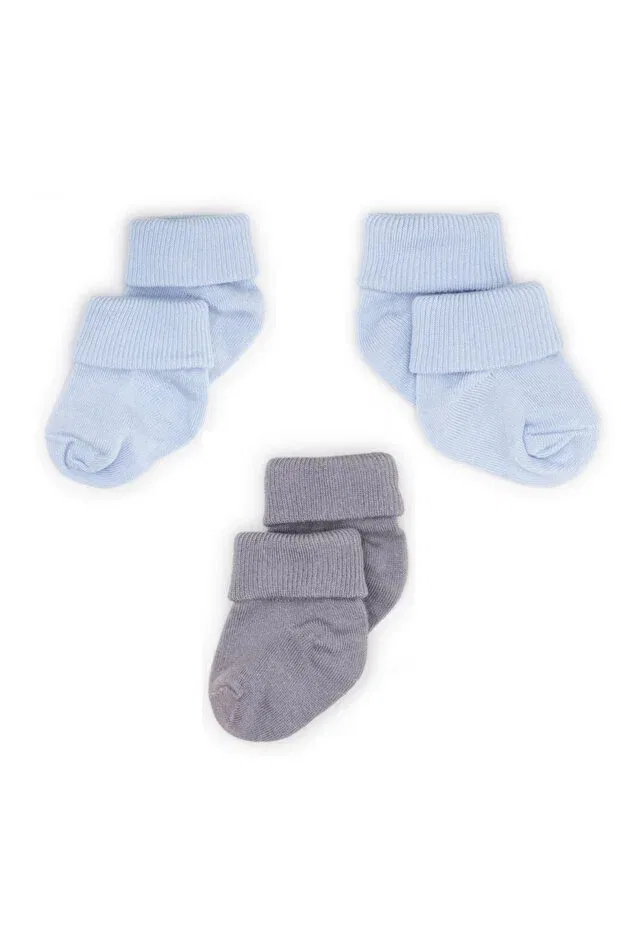Детский комплект носков из бамбука для новорожденных Extra soft Novibaby, Blue Stone — фото 3