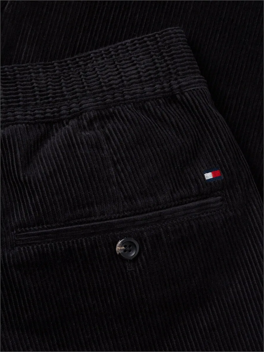 Брюки-чиносы TOMMY HILFIGER Regular 'Dover' черного цвета — фото 4