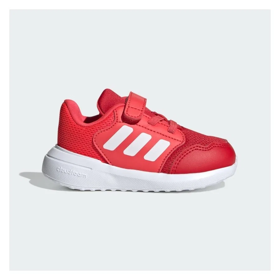 Детские спортивные кроссовки с застежкой-липучкой Tensaur Run 3.0 adidas, Красно-белый — фото 2