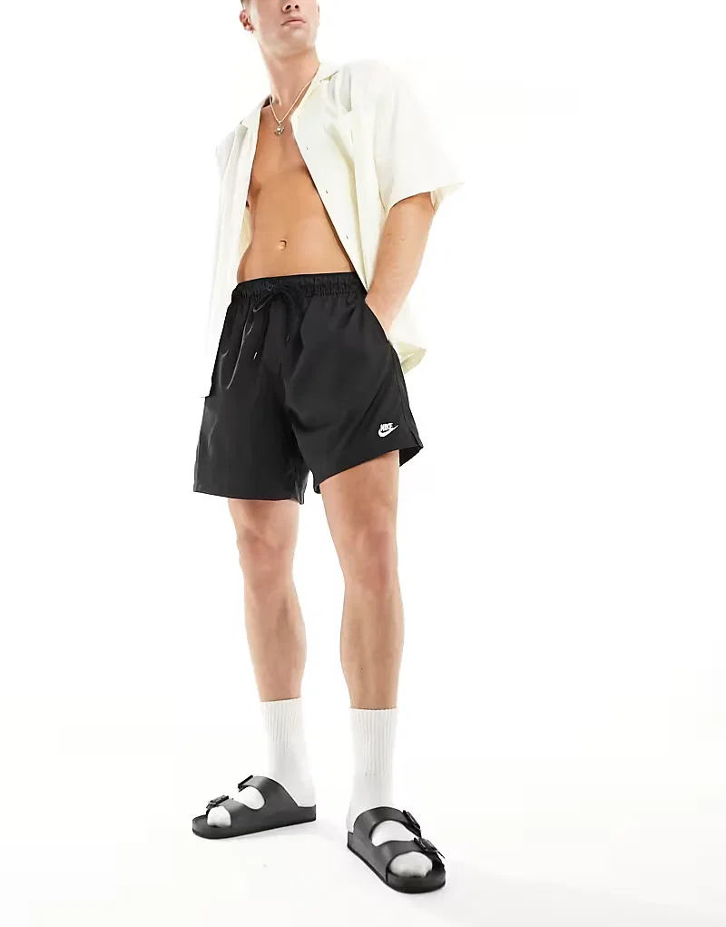 Тканые шорты Nike Club, черный