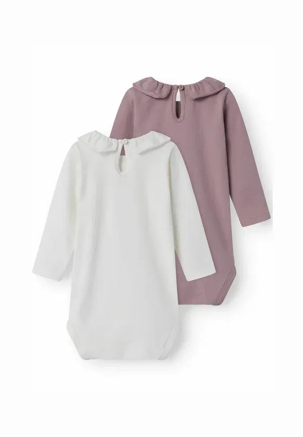 Боди из рибаны 2 шт Body 2 pack long sleeved Two Soon, Woodrose — фото 4
