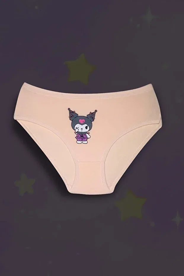 Детский комплект трусов для девочек с принтом Kuromi Gri Mor Tekstil, Multicolor — фото 3