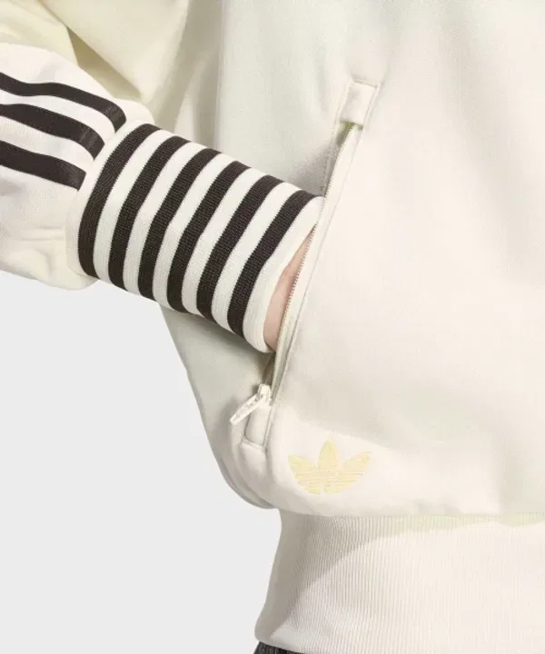 Тренировочная куртка, полосатая, Beckenbauer Adidas, белый — фото 2