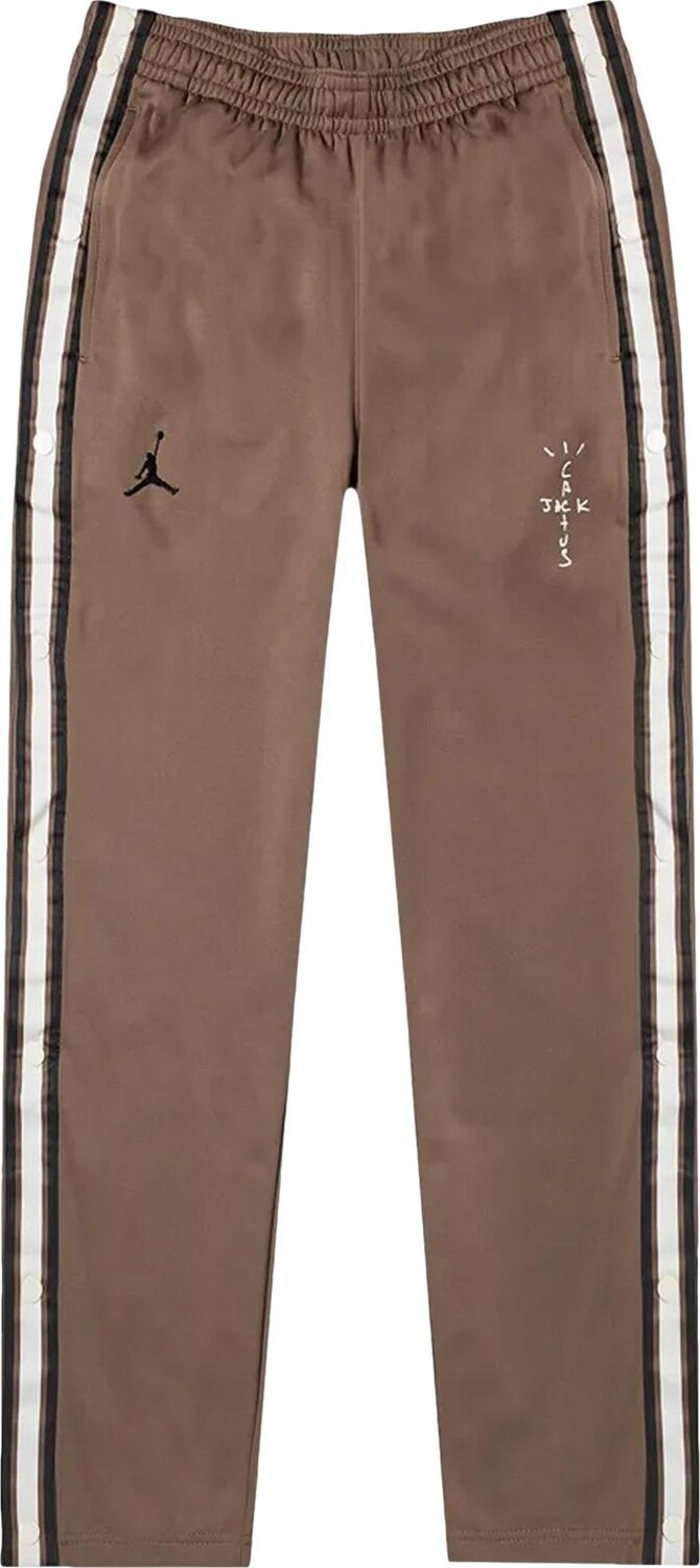 

Брюки Cactus Jack by Travis Scott x Air Jordan MJ Track Pant 'Palomino/Black', коричневый