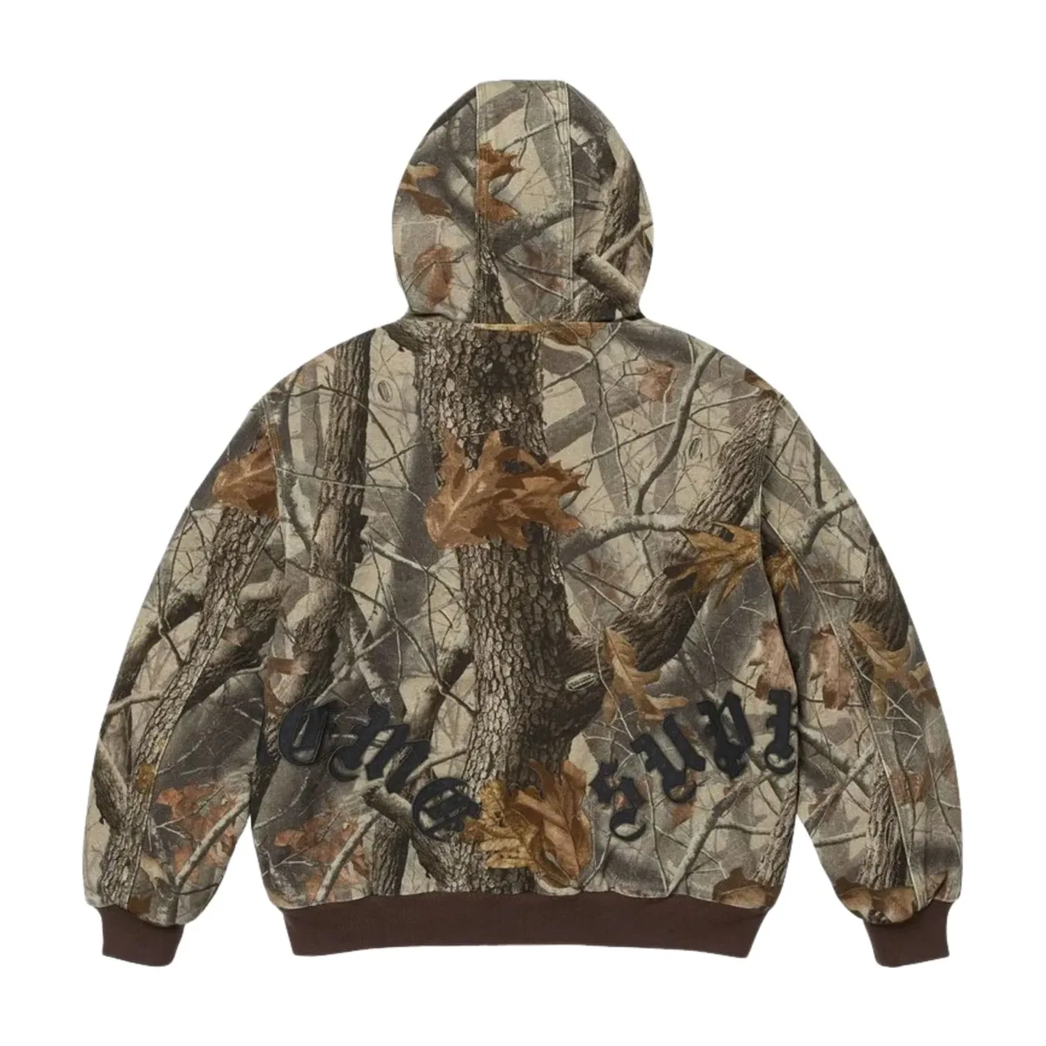 Мужская куртка FW26 Leather Applique Hooded Work Jacket 'Realtree Hardwoods Camo' Supreme, Realtree Hardwoods Camo — фото 2