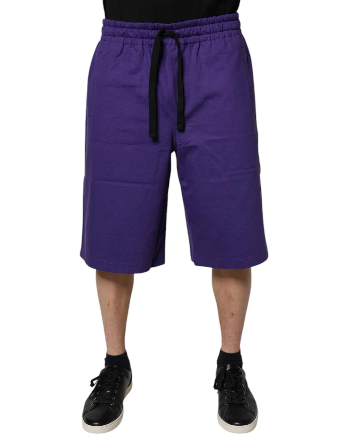 Мужские шорты-бермуды с логотипом Dolce & Gabbana, Purple — фото 2