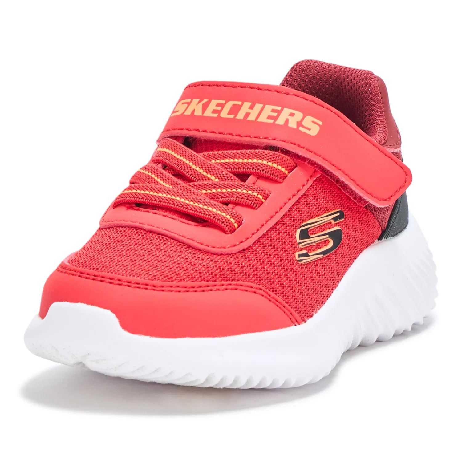 Детские кроссовки для мальчиков с липучкой Bounder Trekzic Skechers, Red Black White