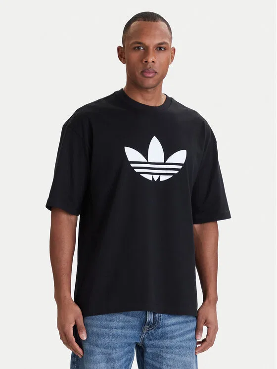 Футболка loose fit adicolor Trefoil Adidas, черный