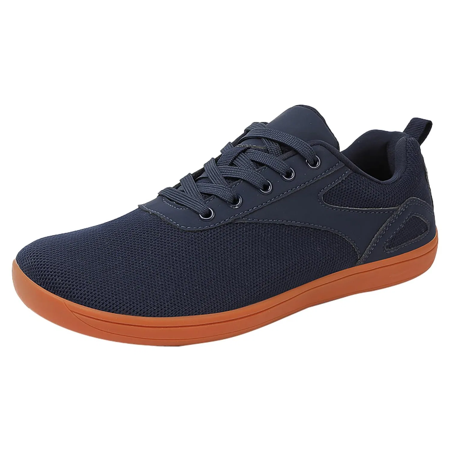 Детские минималистичные кроссовки для бега по бездорожью Unisex Wide Barefoot Shoes Minimalist Shoes, 01 Dark Blue