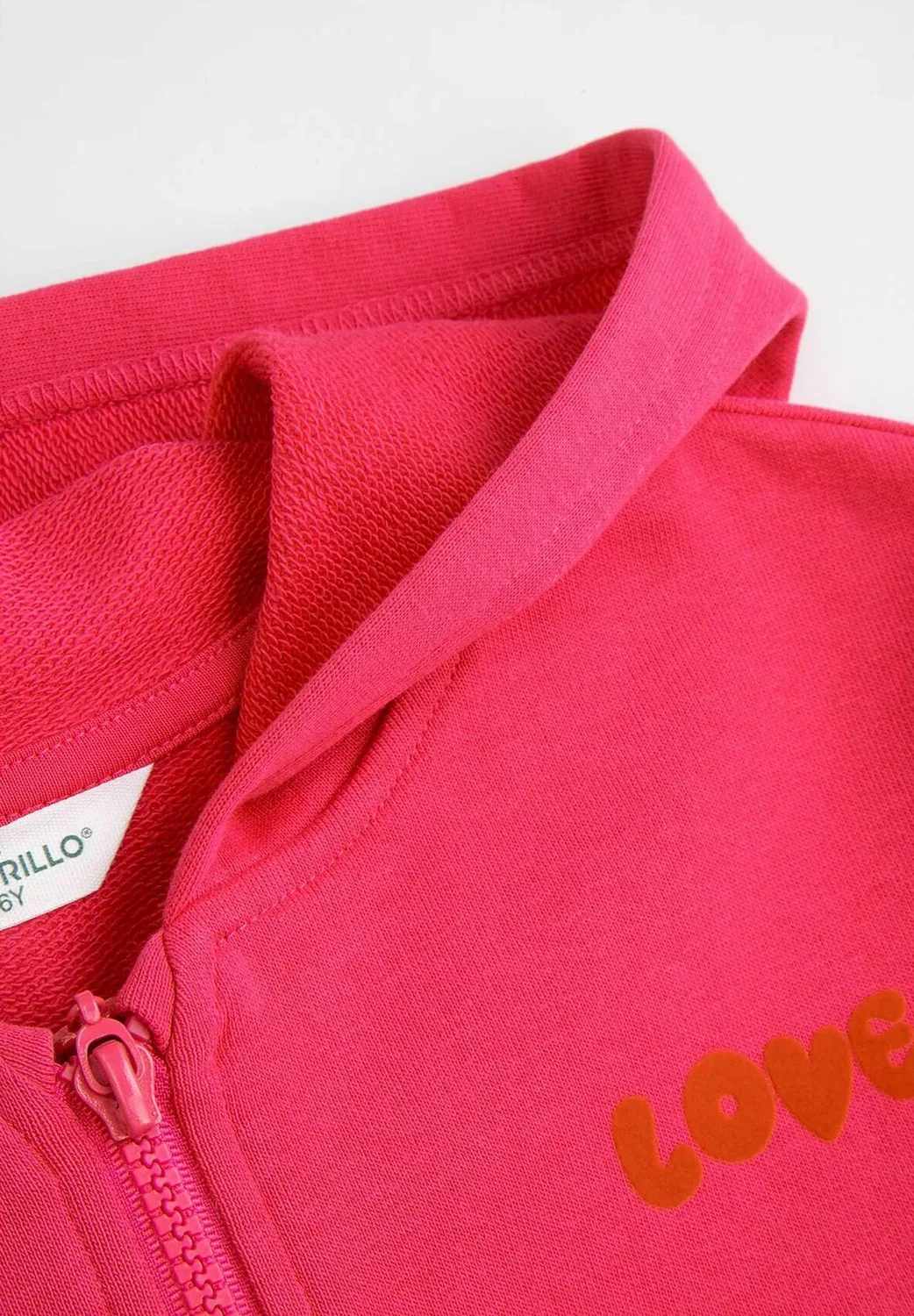Mädchen kapuzenjacke - толстовка на молнии Coccodrillo, Pink — фото 3