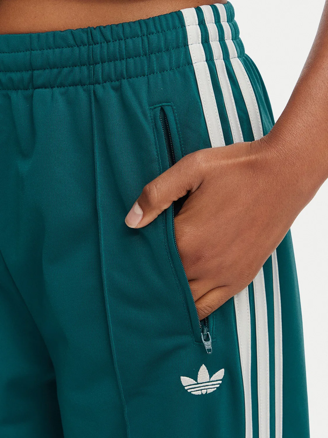 Женские спортивные брюки свободного кроя Firebird Loose Tracksuit Adidas, бирюзовый — фото 4