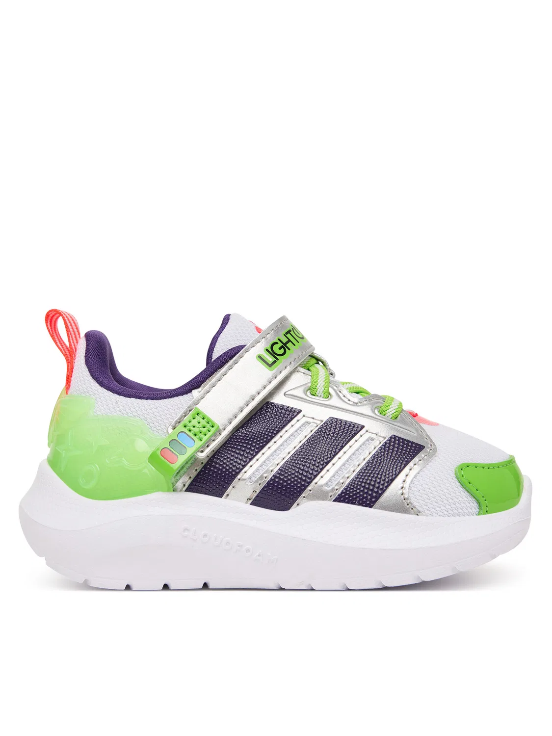 Кроссовки для мальчика Pixar Toy Story Lightorama Runner Shoes Infants Adidas, разноцветный