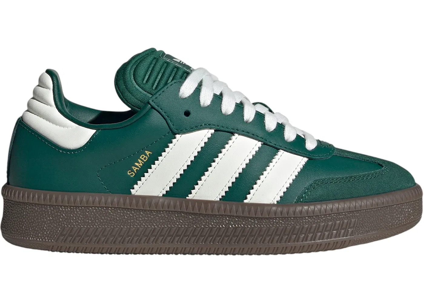 Детские кроссовки Lifestyle Adidas Samba XLG, Collegiate Green/Core White/Gum