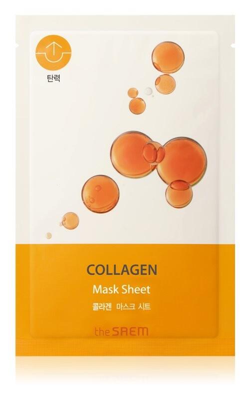

Платиновая маска подтягивающая и осветляющая кожу The Saem Bio Solution Collagen