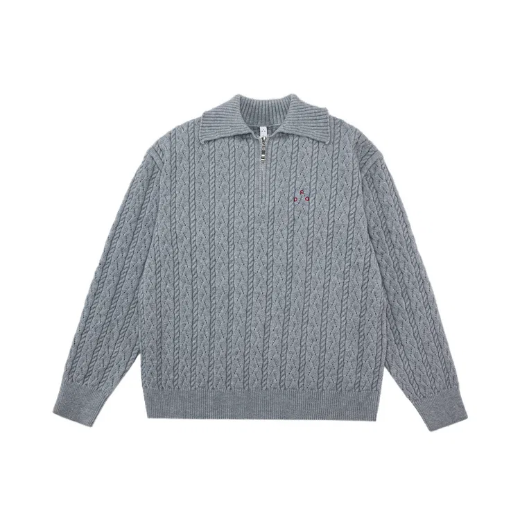 Детский кардиган с отложным воротником FPA, Heather Gray