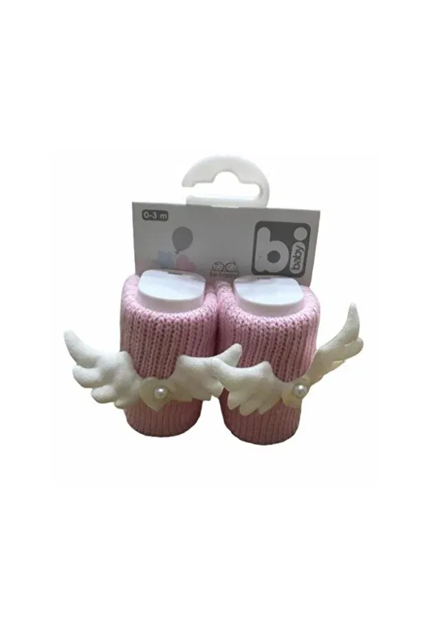 Детские носки для девочек хлопковые Angel Wings Bibaby, Pink
