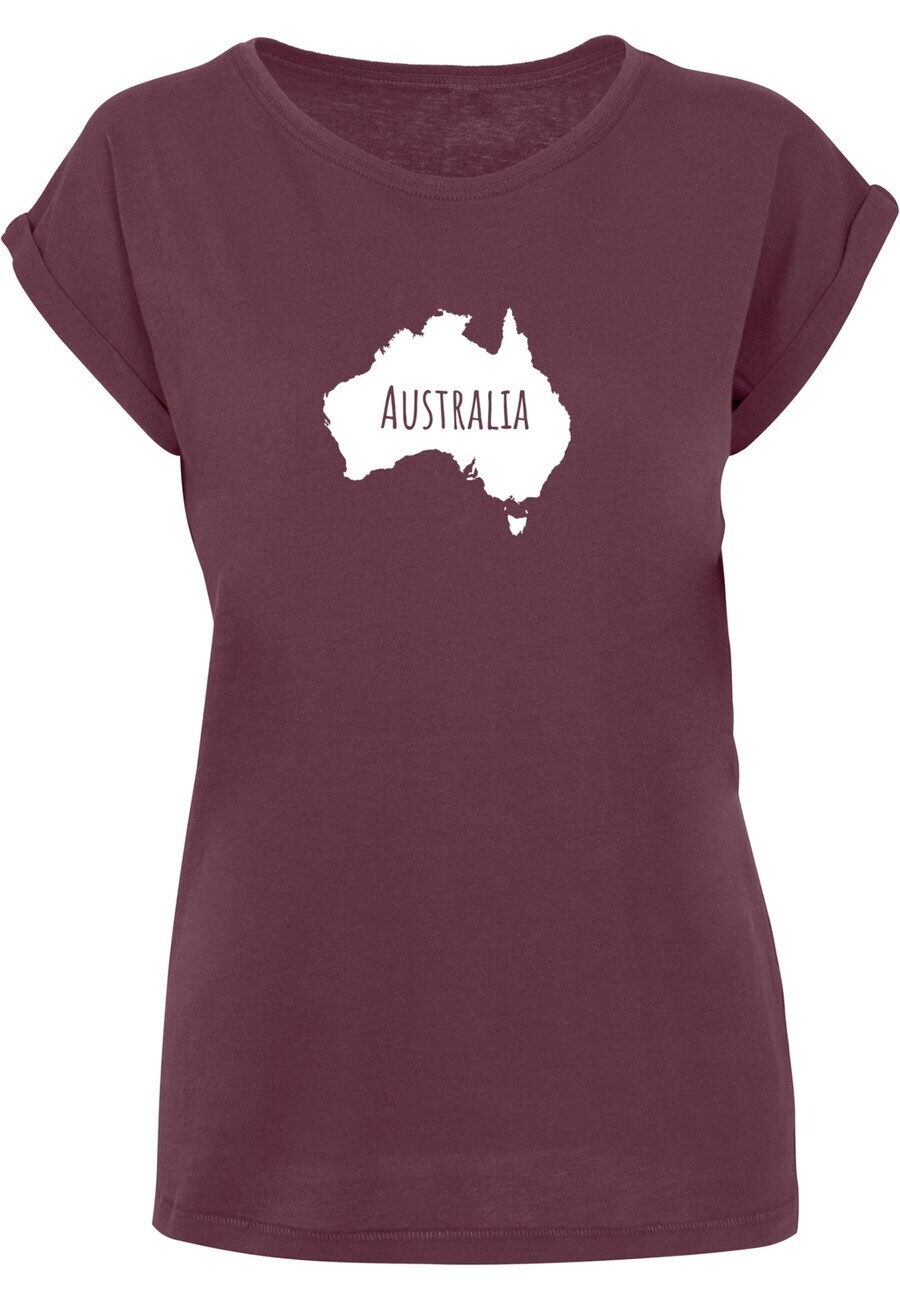 

Футболка Merchcode AUSTRALIA X, цвет Cherry Red
