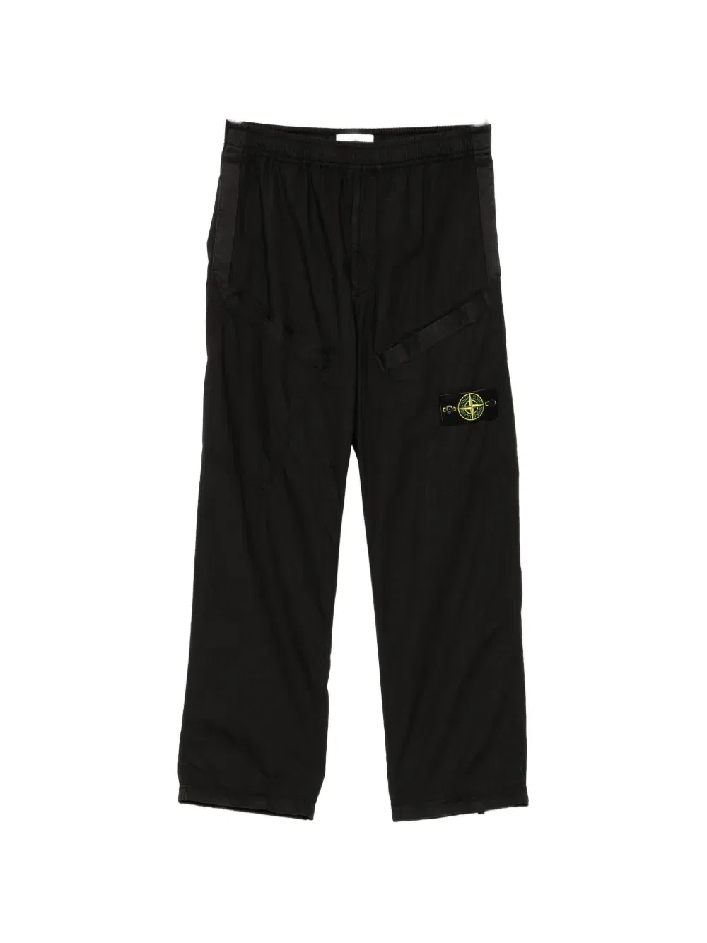 Брюки-карго с нашивкой «Компас» Stone Island, черный