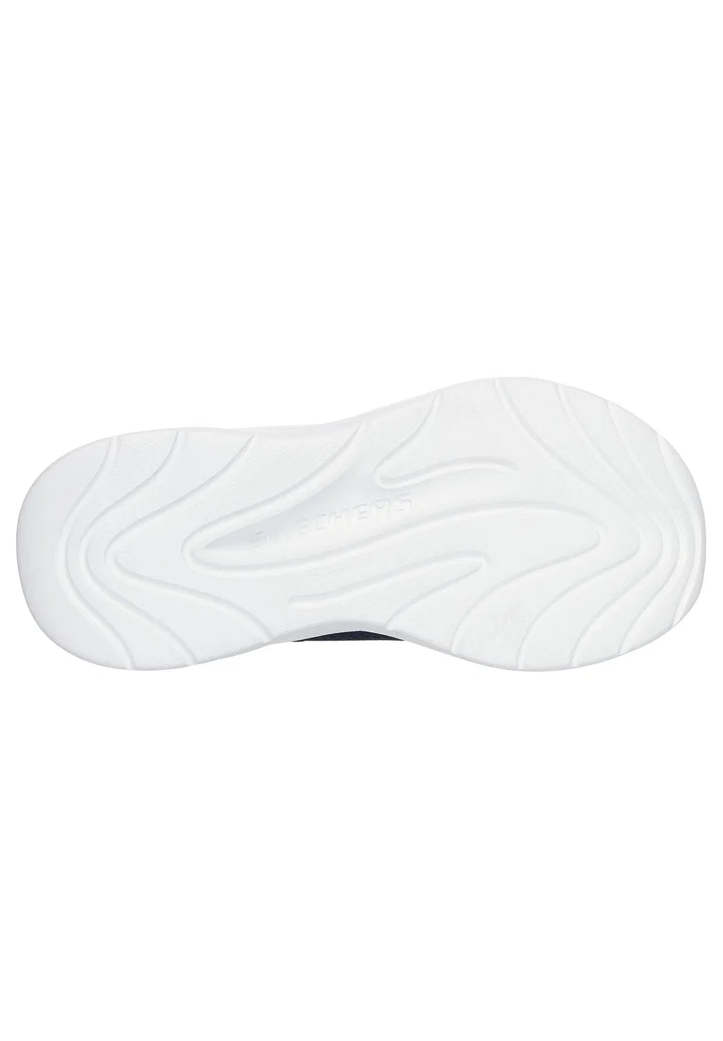 Детские кроссовки с блестящим верхом из сетки Wave 92 Skechers, Dunkelblau / Weiss — фото 4