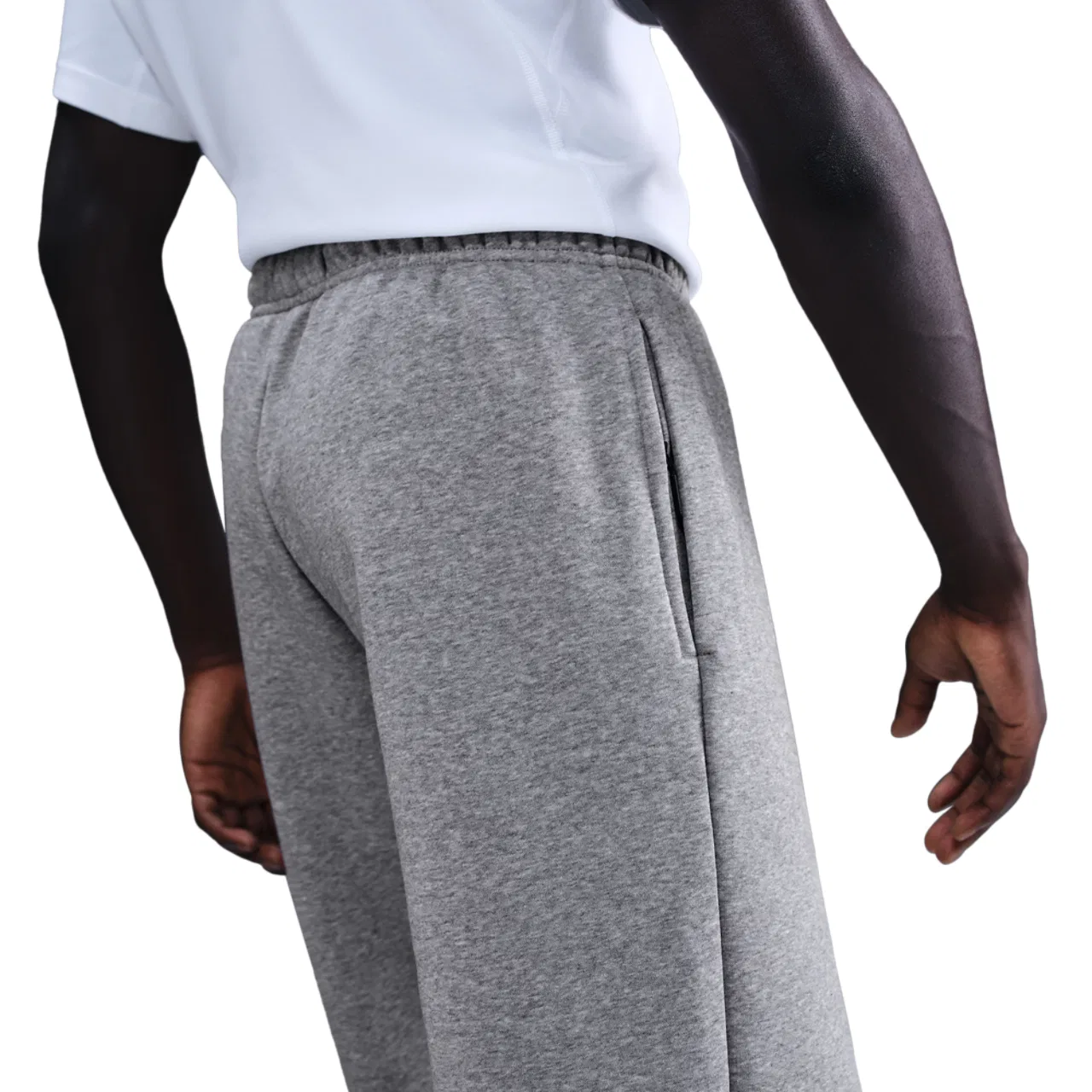 Мужские брюки Tech Fleece SI Nike, цвет Dk Grey Heather/Black — фото 2