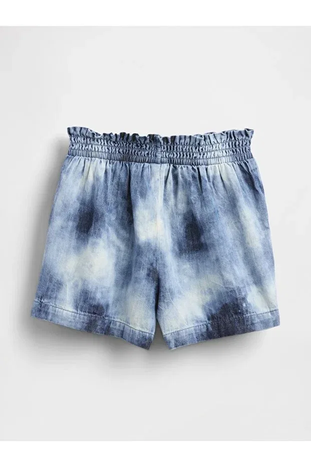 Детские шорты для девочек джинсовые Gap, Blue-000 — фото 2