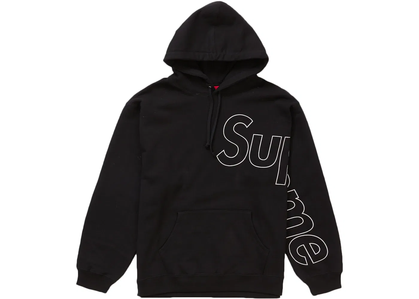 Мужская худи светоотражающая Supreme, Черный
