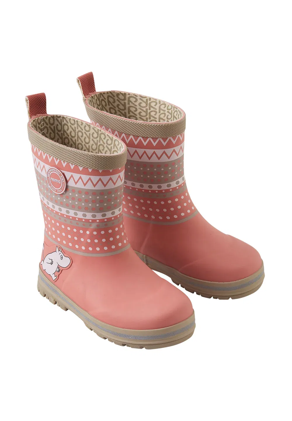 Резиновые сапоги Moomin Magisk унисекс - сапоги-резинки Reima, Rose Blush — фото 3