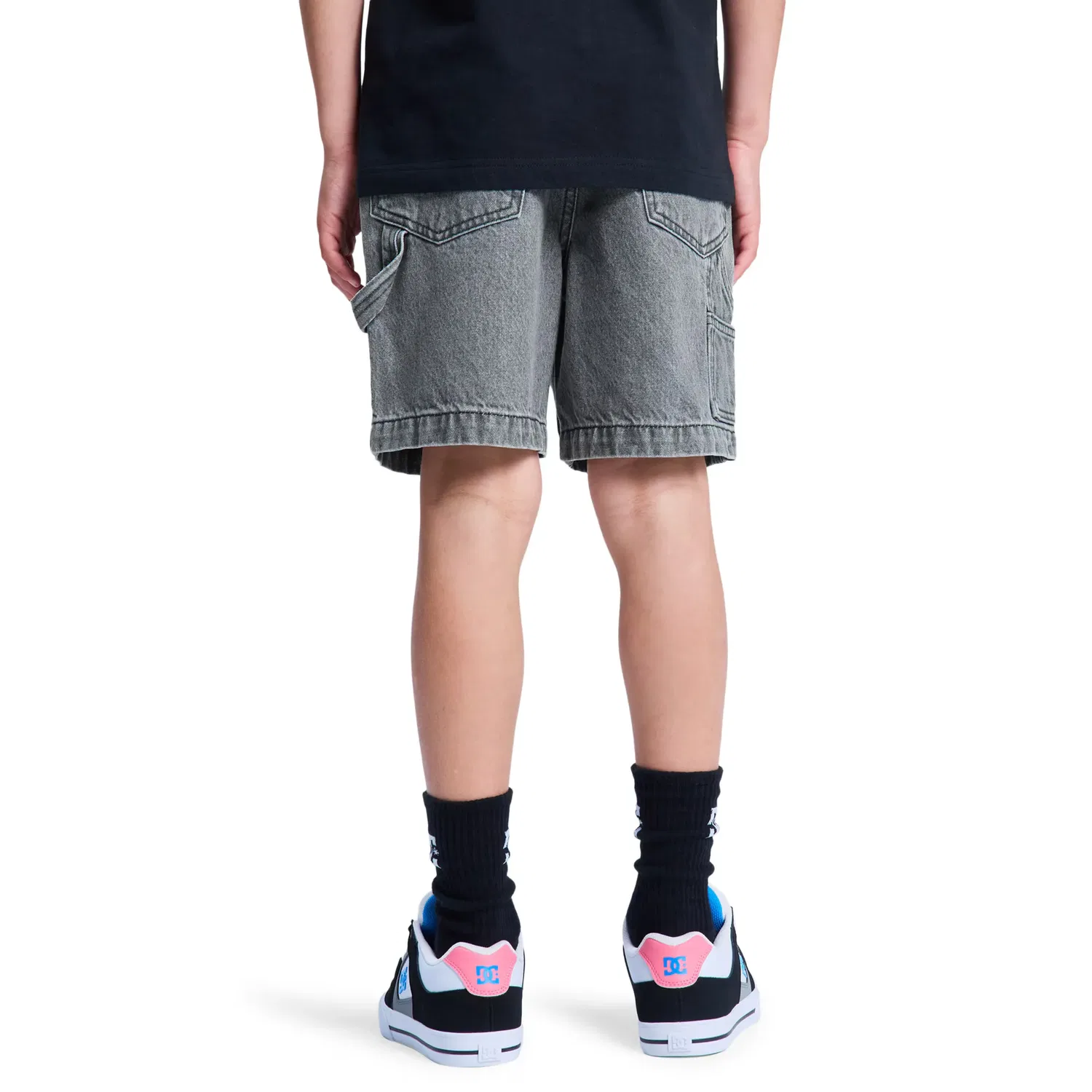 Детские шорты для мальчиков из денима Carpenter Baggy DC Shoes, Gris — фото 2